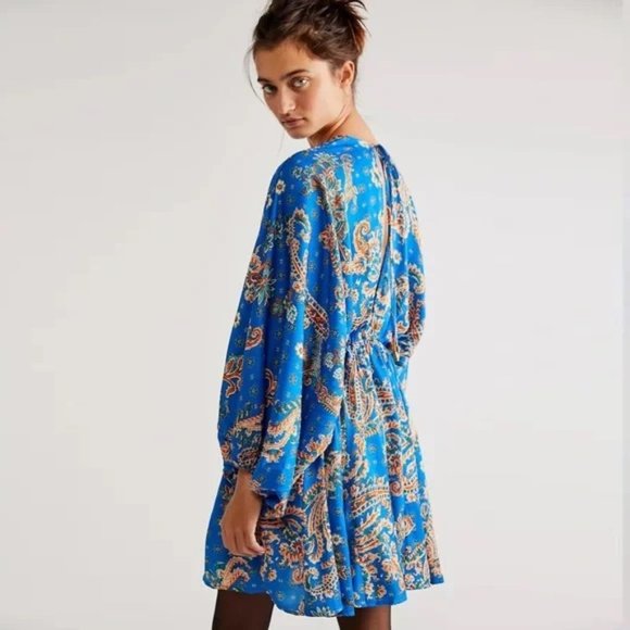 ✨2x HP✨Free People Arzel Printed Mini Dress NWT - Picture 2 of 8